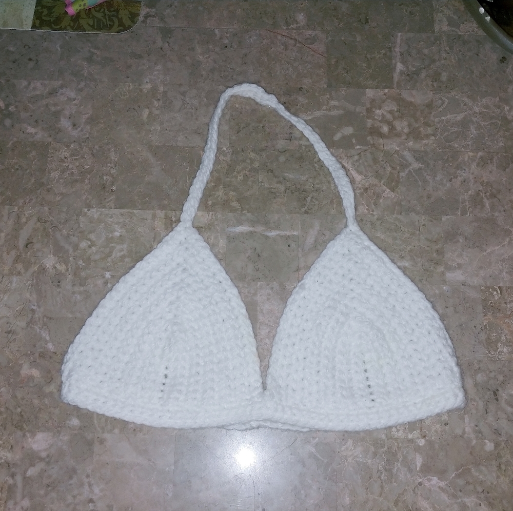 Crochet Festival bikini top